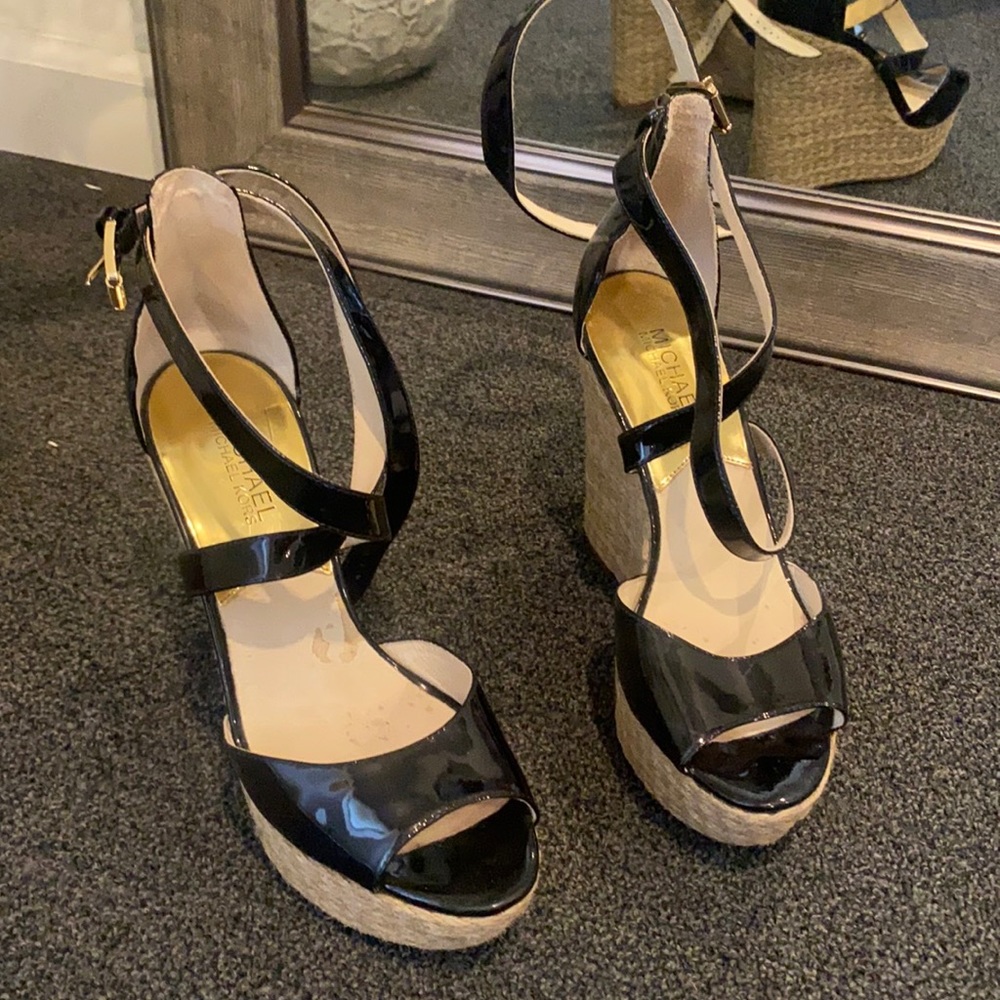 Mk Strapped Wedges - image 1